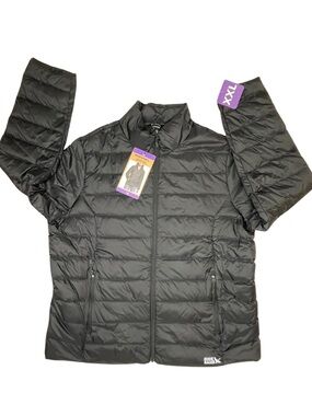 Eddie Bauer Women’s XXL 650 Down Packable Puffer Jacket Black NWT